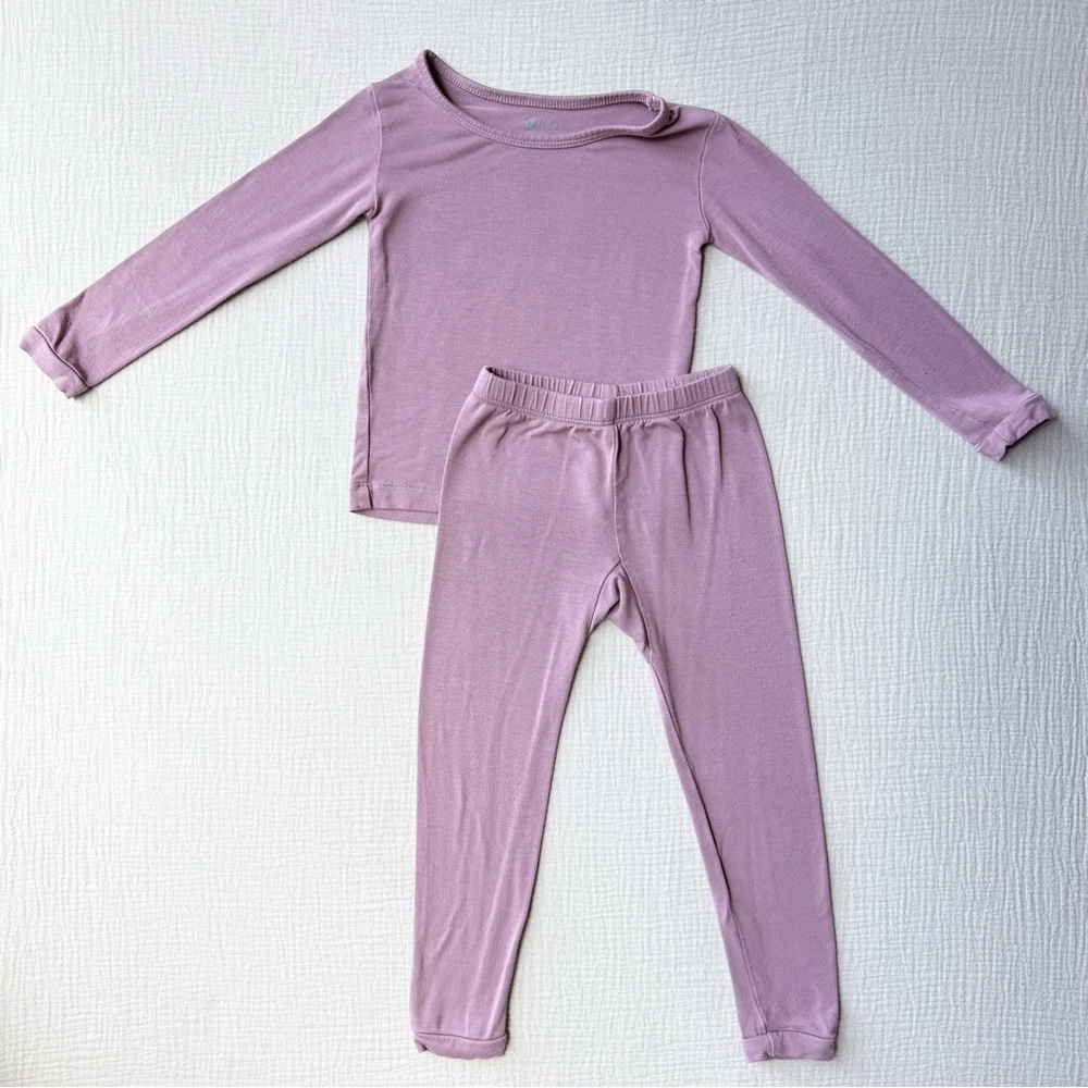 Kyte Baby Longsleeve Pajama Set in Mulberry 18-24m